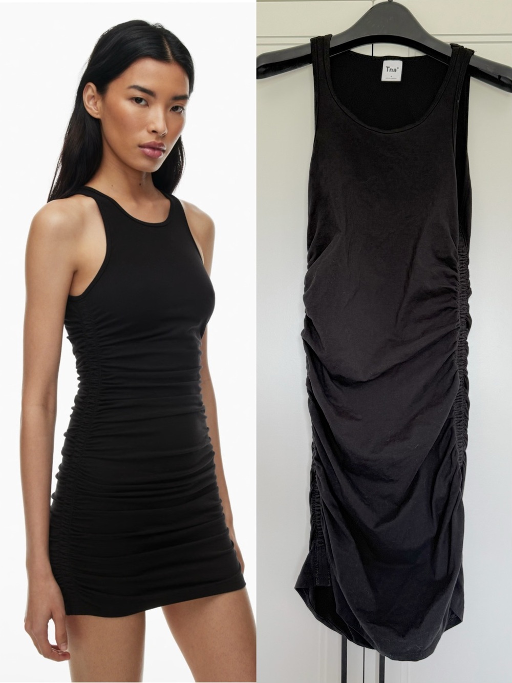 Aritzia Tna Chill Malibu Dress Black Size S